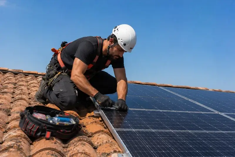 Maintenance et monitoring de panneaux solaires à Guichen